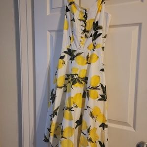 Belle Pogue Pinup Lemon Dress